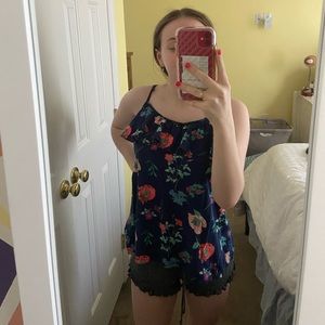 floral tank top